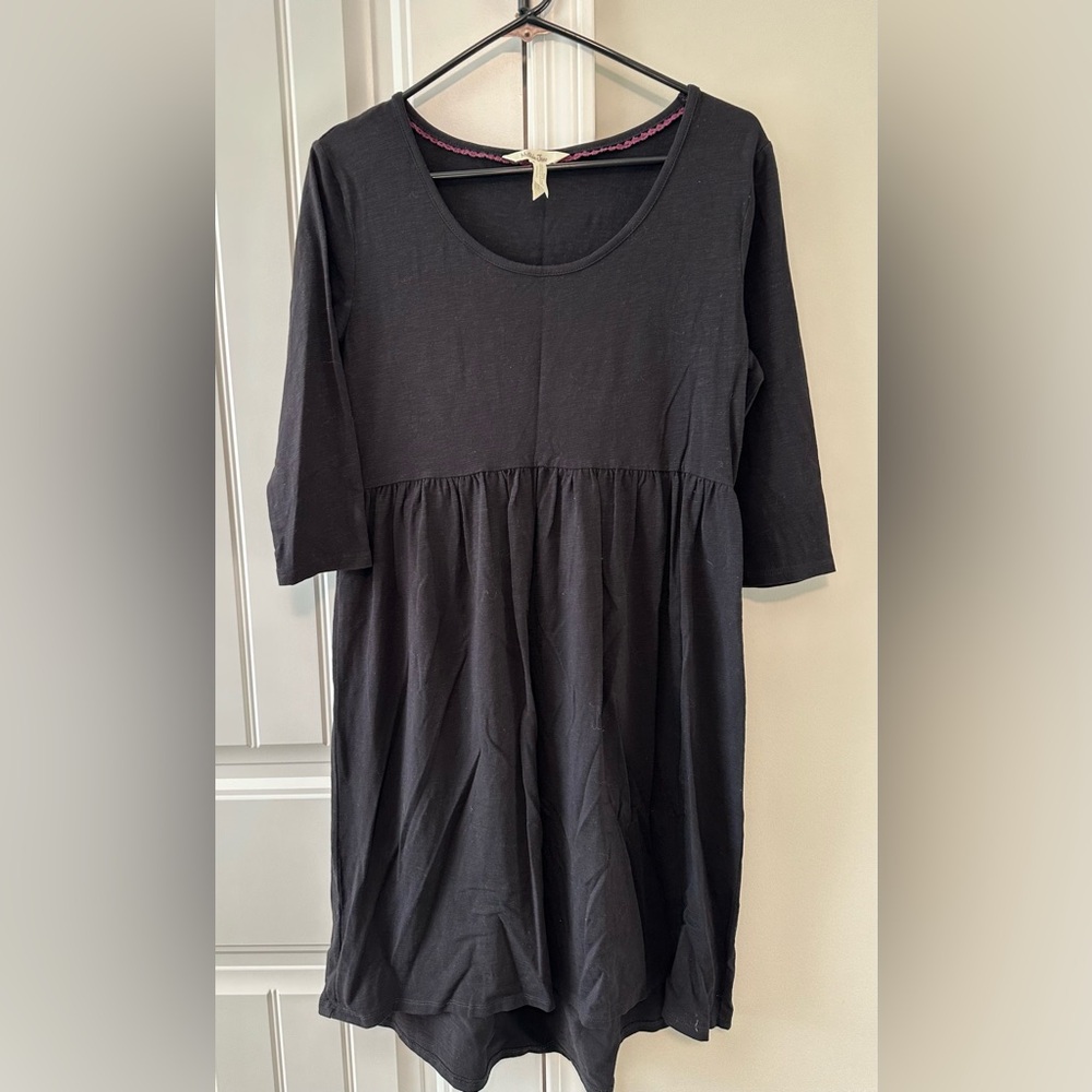 Matilda Jane Size Medium Black 3/4 Sleeve Dress